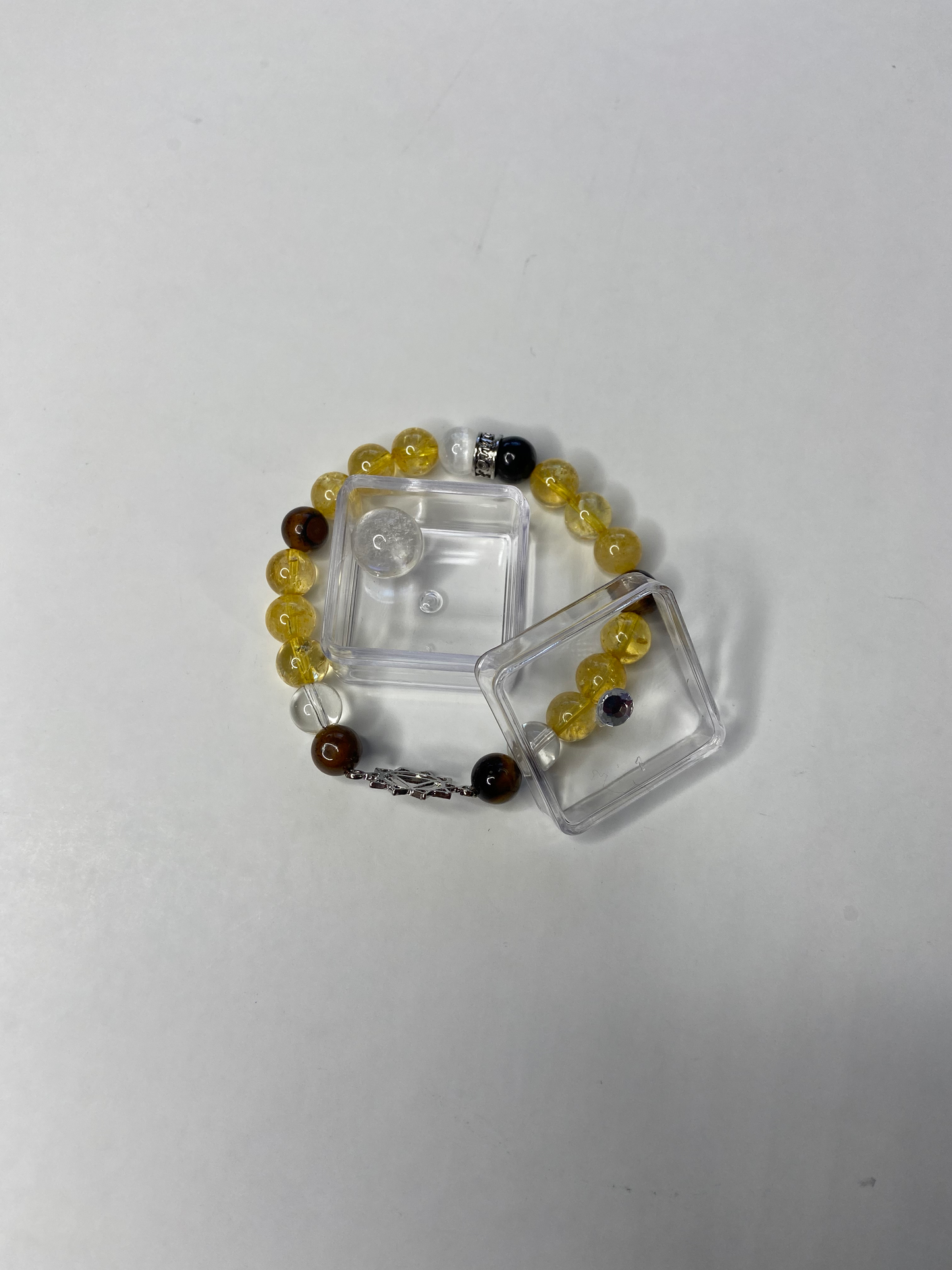 Crystal/Quartz Charged/Energized Solar Plexus Chakra Bracelet image 0