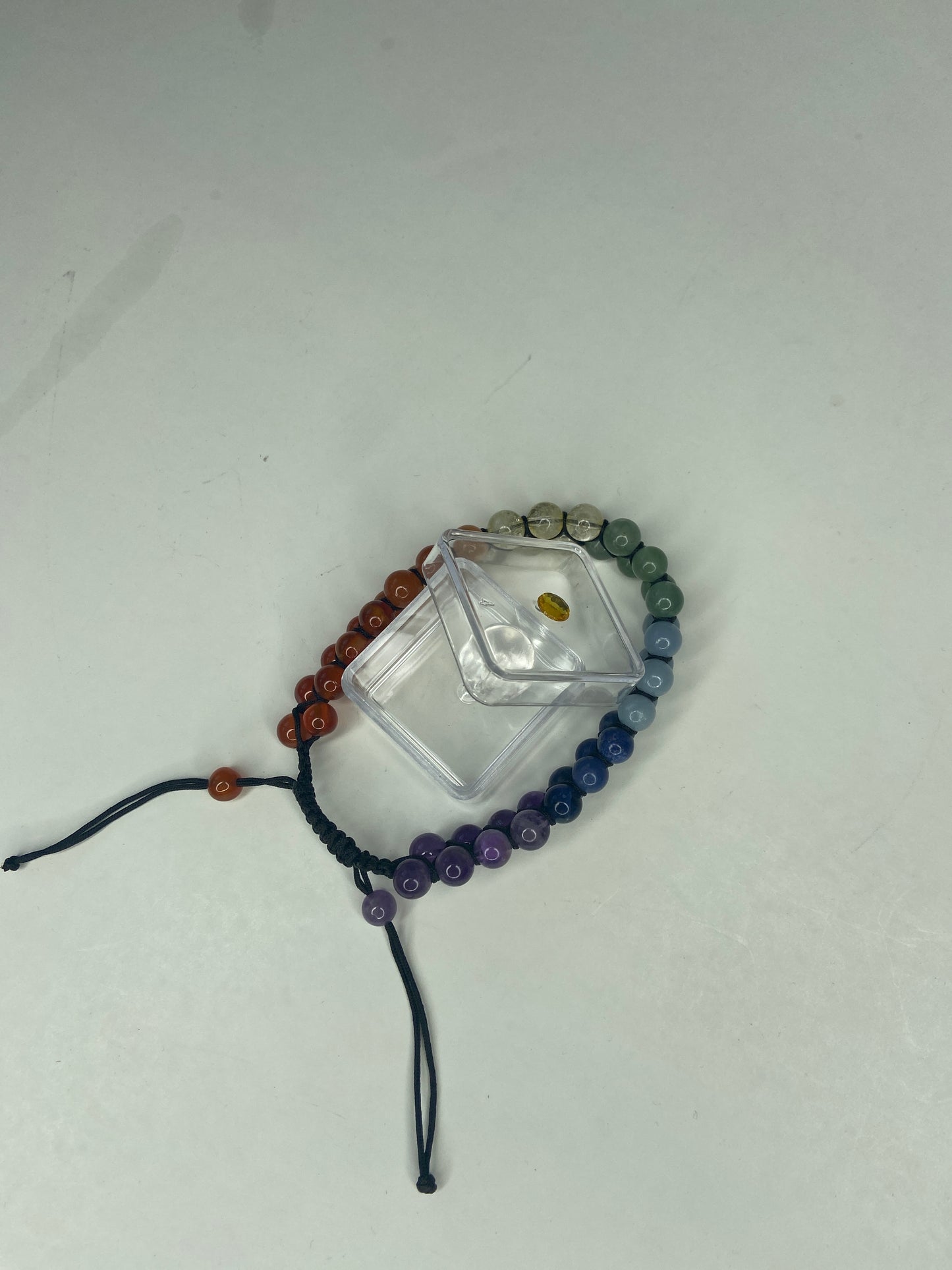 Charged/Energized 7 chakra  double row bracelet image 0