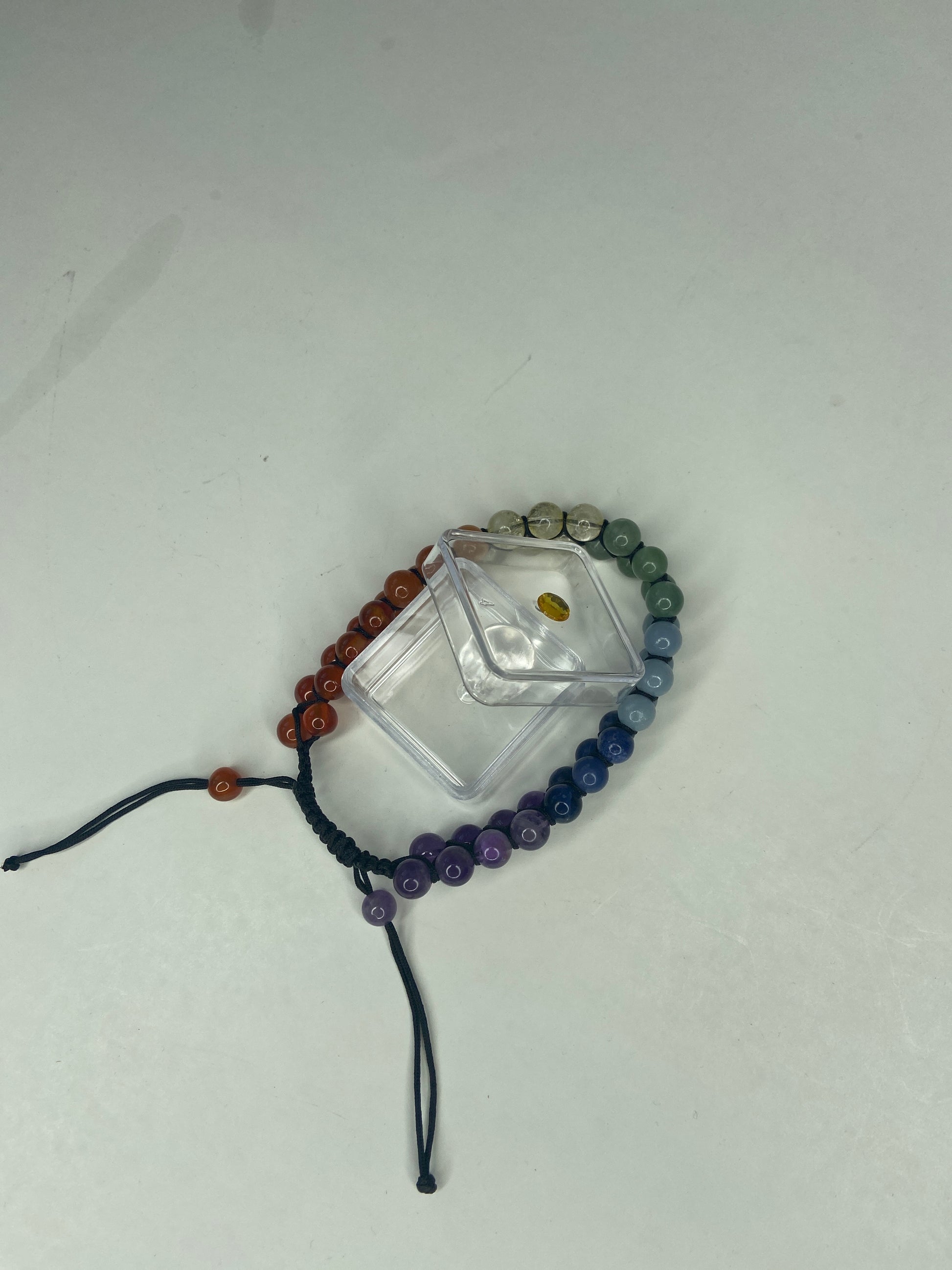 Charged/Energized 7 chakra  double row bracelet image 0