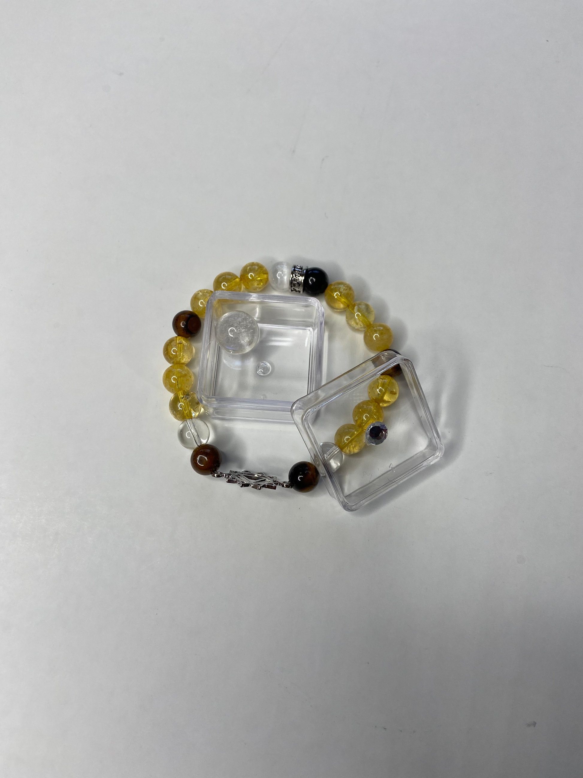 Crystal/Quartz Charged/Energized Solar Plexus Chakra Bracelet image 0